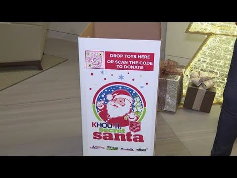 Double your donation dollars by giving to a child through the KHOU 11 Secret Santa Toy Drive
