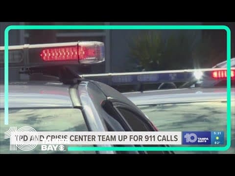 Tampa 911 dispatchers teaming up with Crisis Center of Tampa Bay to improve mental health response
