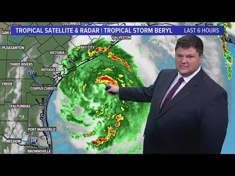 Tracking Beryl: Tropical Storm Beryl expected to strengthen to hurricane before hitting Texas coast