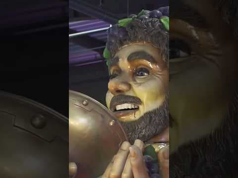 Sneak peek at the Krewe of Bacchus floats