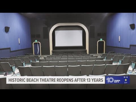 St. Pete's Beach Theatre offers cinematic nostalgia to viewers after reopening in July