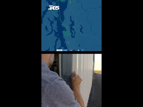 Pilot creates Mariners trident flight path