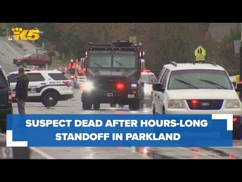 Suspect dead after hours-long standoff with police following double shooting