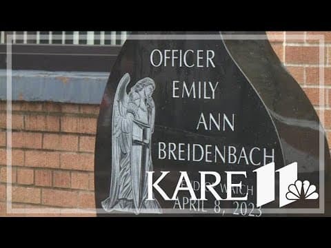 Memorial unveiled for Officer Emily Breidenbach