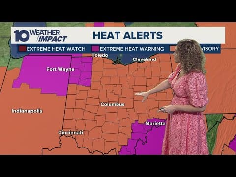 Columbus, Ohio weather forecast for June 24, 2025 | Heat Advisory remains in effect