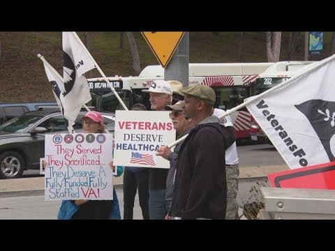 Veterans Rally Against Proposed VA Cuts
