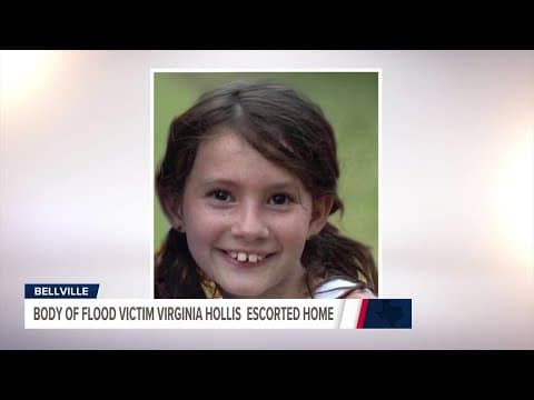 A tearful return to Bellville for Camp Mystic camper Virginia Hollis | Texas News Now
