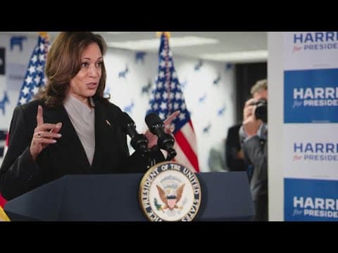 Kamala Harris heads to Wisconsin for first campaign event