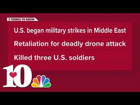 US begins airstrikes in Syria, Iraq in response to deaths of three soldiers