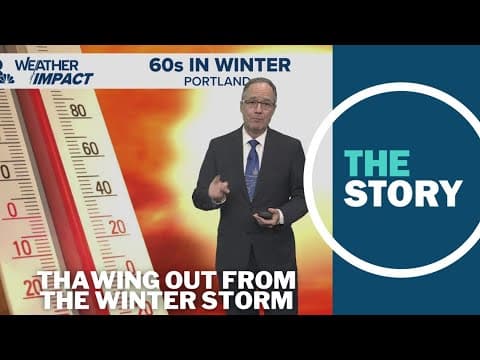 After a winter storm and cold snap, the Portland area is warming up