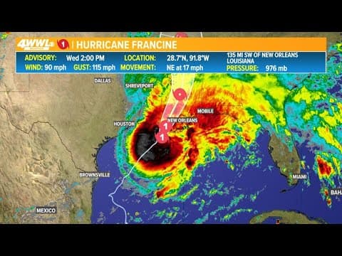 What does it mean when a hurricane makes landfall?