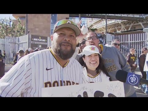 Padres fans "friared up" for opening day