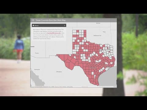 Wet weather could lead to burn ban being lifted in Harris County