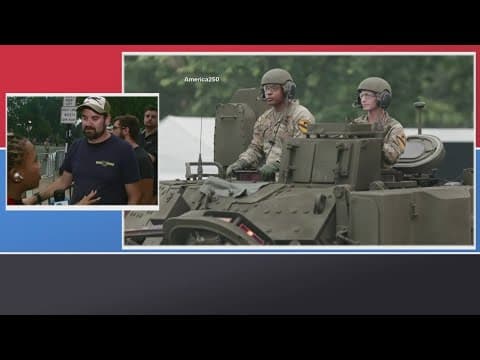 Brothers with family history of military service travel from Pennsylvania to see parade