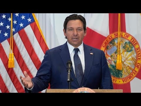 DeSantis holding press conference in Clearwater