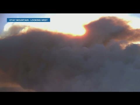 Gilman Fire, Border 2 fire 4PM update | Fires break out across San Diego County