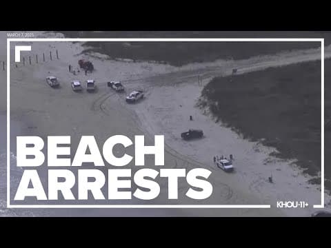 6 arrested, beaches closed after reports of shots fired around rowdy spring break crowds, Galveston