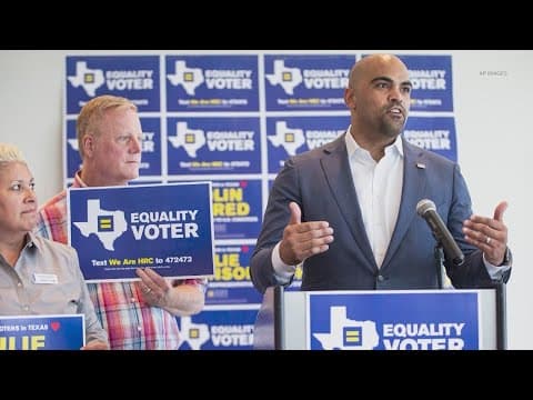 Rep. Colin Allred blasts Sen. Ted Cruz, hoping for face off in November election