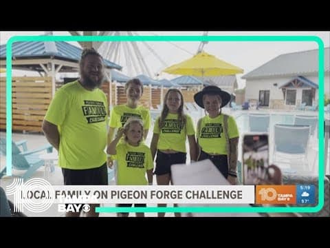 Tampa Bay family competes in 'Pigeon Forge Family Challenge'