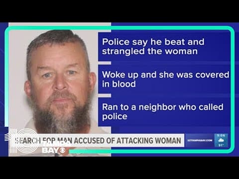 Police search for 'armed and dangerous' man after violent assault and car theft