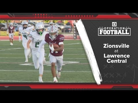 Operation Football Lawrence Central 40 Zionsville 30