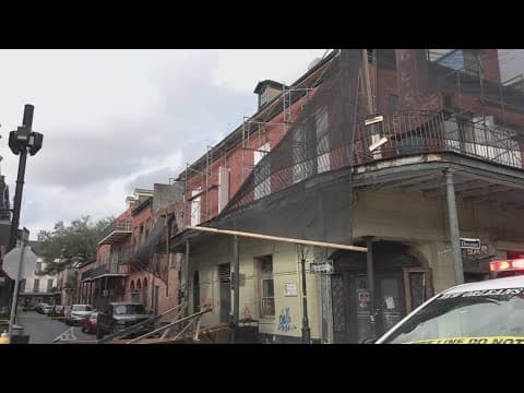 Balcony and house collapse in the French Quarter and 7th Ward, NOFD says