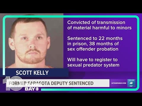 Former Sarasota deputy convicted of sending sexually explicit photos to minors