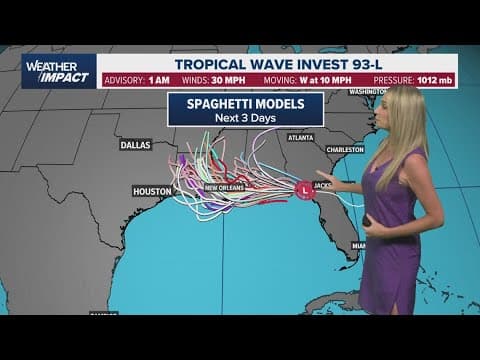 Weather Impact update: System brewing in the Gulf could bring heavy rain to parts of Texas this week