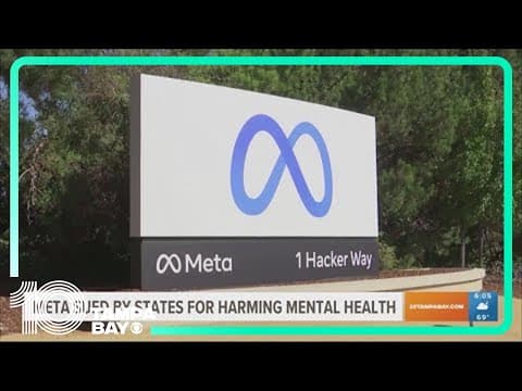 States sue Meta for harming mental health