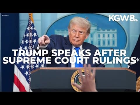 Trump speaks after Supreme Court limits judges' power on injunctions | Full press briefing