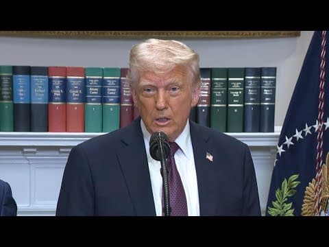 President Trump announces Hyundai steal mill in Louisiana with Gov. Jeff Landry (March 24, 2025)