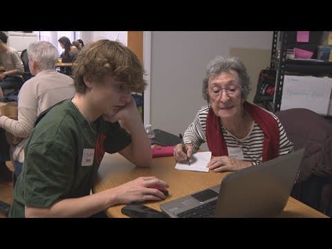 Technology workshops bring high school students and elders together | Get Uplifted