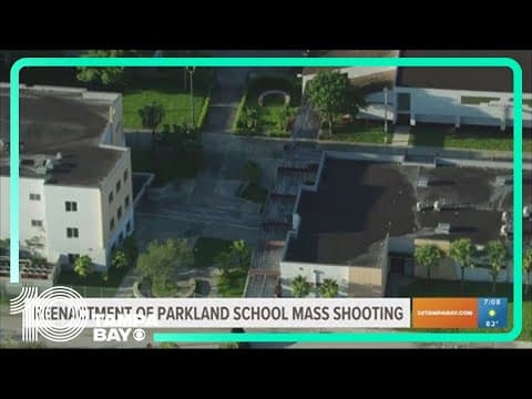 Authorities reenact Parkland mass school shooting on Friday