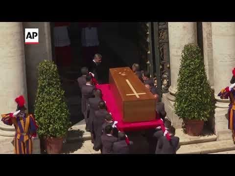 Pope Francis’ coffin arrives at St. Mary Major Basilica ahead of private burial