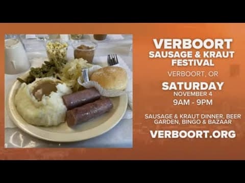 Getting ready for the 89th annual Verboort Sausage & Kraut Festival