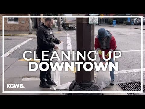 Portland volunteers clean up trash piling up after storms