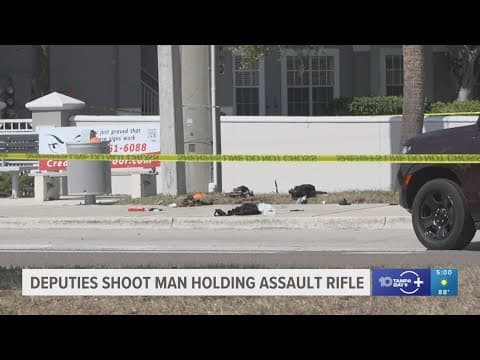 HCSO: Man carrying 'fully loaded' assault rifle shot, killed by deputies near Brandon intersection