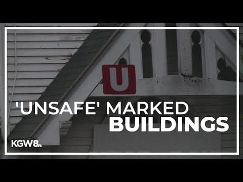 Dozens of Portland buildings are marked “unsafe” for firefighter entry