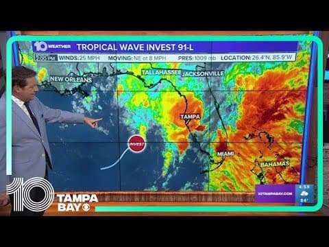 Tracking the Tropics: Gulf disturbance to become Florida rainmaker