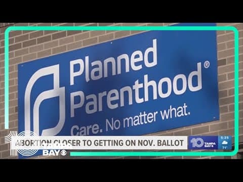 Abortion rights closer to landing on Florida's November ballot