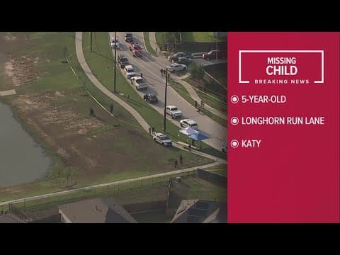 Dive team assisting with search for missing 5-year-old in Katy area