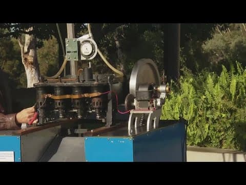 San Diego Air & Space Museum runs a replica of the Wright Brothers’ historic engine