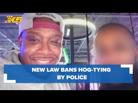Inslee signs Washington law banning hog-tying by police