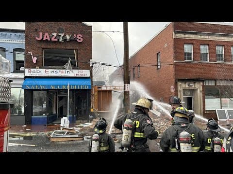 Convenience store destroyed in gas explosion in DC