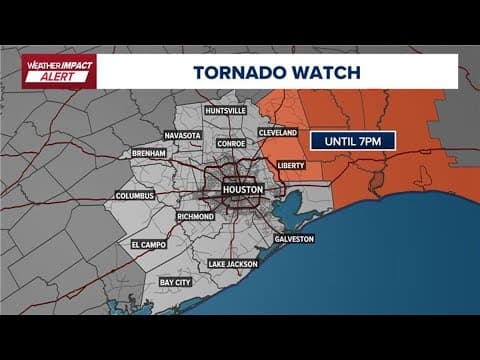 KHOU 11+ Weather Impact Alert: Downpours and strong storms possible Friday afternoon