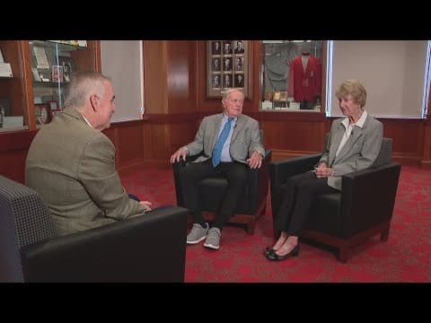 Jack and Barbara Nicklaus in Columbus for Legends Luncheon ahead of 50th Memorial Tournament