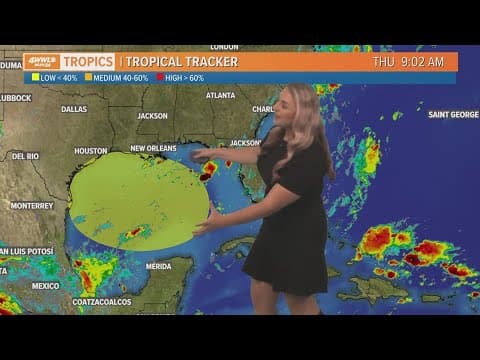 Thursday afternoon tropical update: Tropical disturbance could bring rain to the Gulf Coast early ne