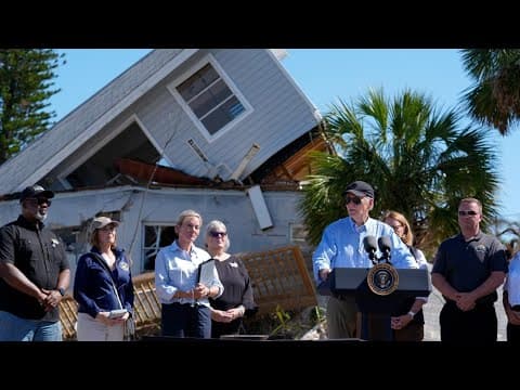 President Biden tours damage in Florida from Hurricane Milton