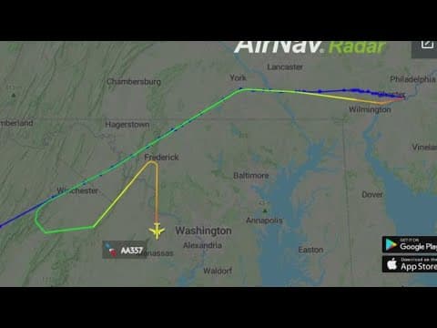 Fire reportedly forces American Airlines flight to land at Dulles