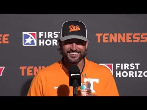 Tony Vitello speaks ahead of Vol Baseball 2025 season opener next month